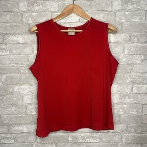 EUC Allison Daley Women’s Sleeveless Top Size 2X (Red)